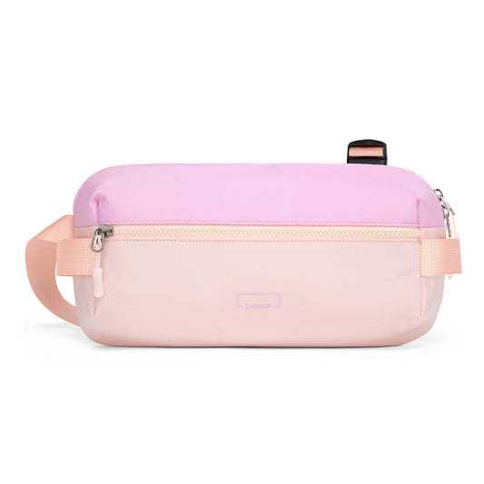 Fanny Pack Crossbody Bag for Women, Water-resistant Sling Bag with Adjustable Strap, Fashion Waist Pack for Traveling Hiking Pink